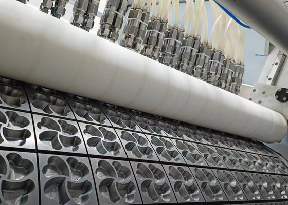 Macchina per la fabbricazione di capsule di detergenti per lavatorio di capacità 2800 kg