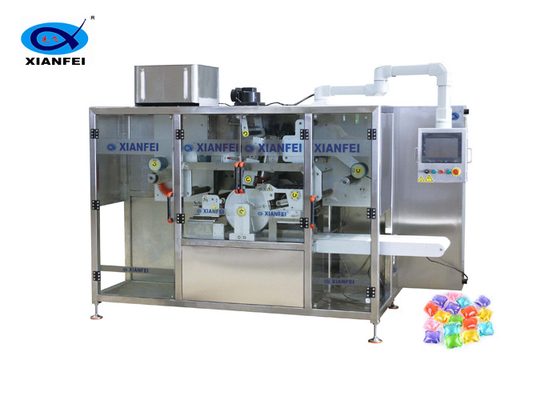 2800 kg Capacità PLC Controllo Detergente Pod Making Machine 500-1500 Pods/Min