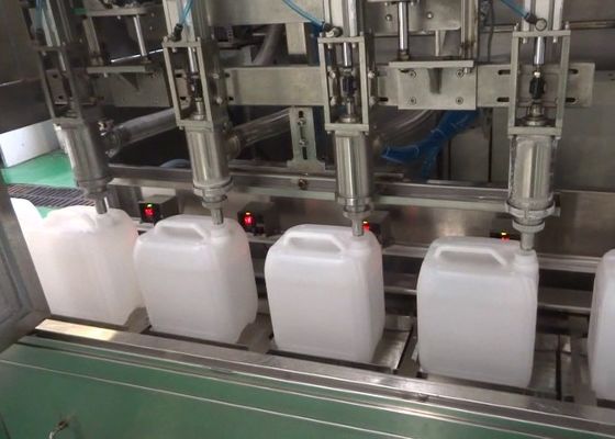 Macchina di riempimento di olio commestibile di colore grigio argento da 260 mm per bottiglie d'acqua da 50L